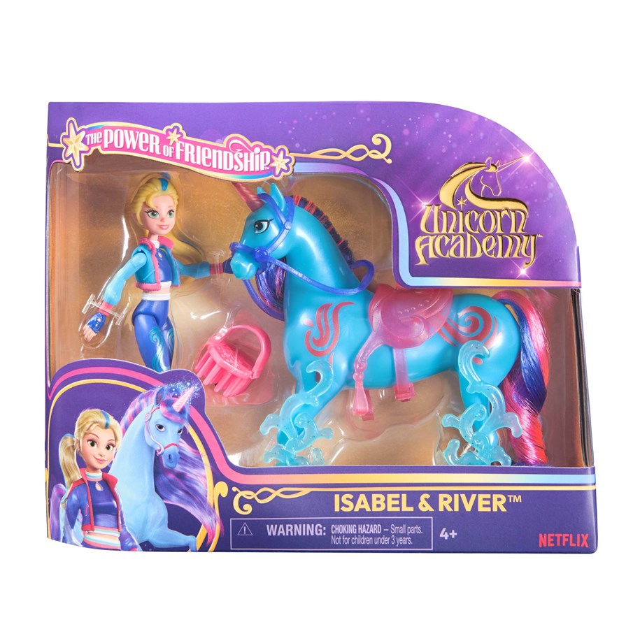 Dockor & Tillbehör - Unicorn Academy Doll & Unicorn V2 - Isabel & River - 6072676