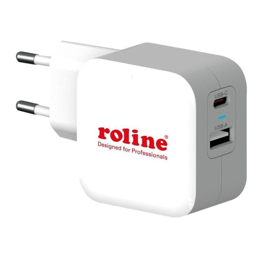 Mobile - Adapters & Chargers - Roline power adapter - USB 24 pin USB-C - 38 Watt - 19.11.1054