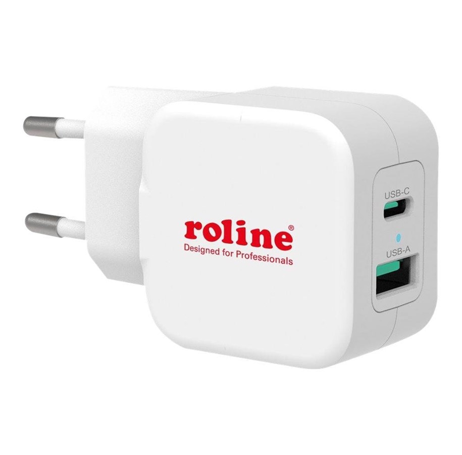 Mobile - Adapters & Chargers - Roline power adapter - USB 24 pin USB-C - 20 Watt - 19.11.1052