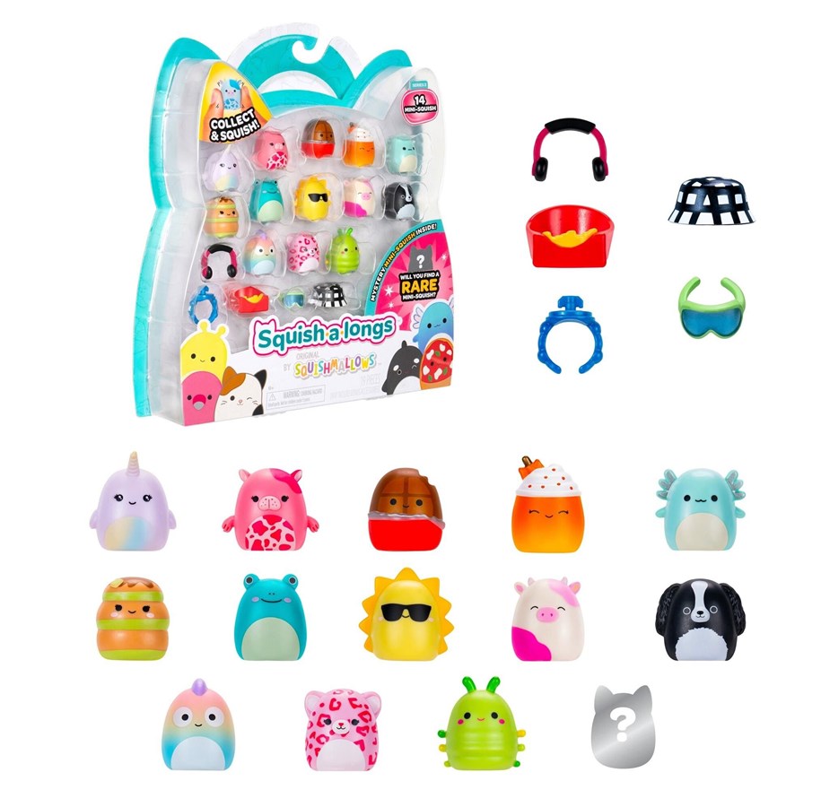 Figure - Squishalongs Squish-a-longs 2.5 cm 14 Pack Style 1 S3 - 2520231