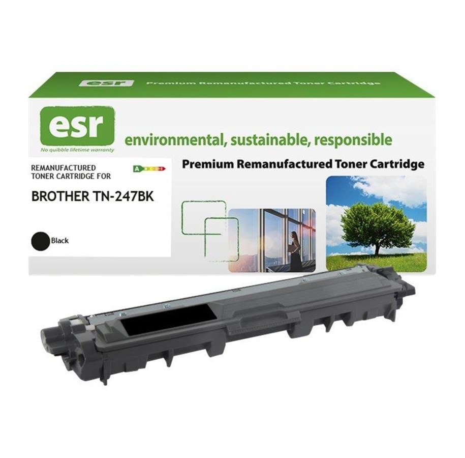 Skrivartillbehör-bläck-toner - ESR - black - compatible - toner cartridge (alternative for: Brother TN247BK) - K18601X1