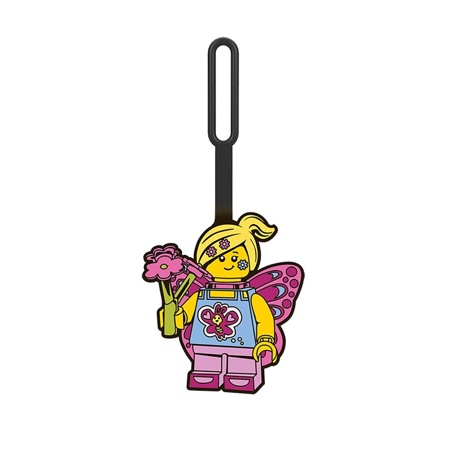 Hobby Tillbehör - Euromic LEGO® Iconic Butterfly Girl Bag tag - 4006151-52853