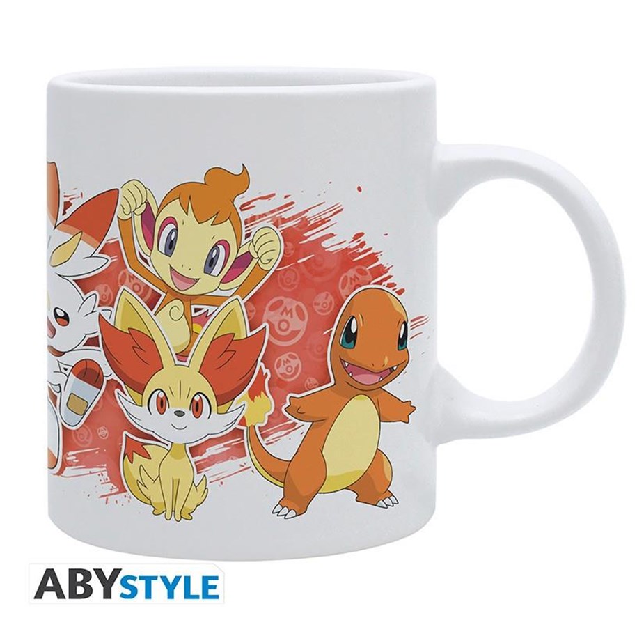 Merchandise - ABYstyle - POKEMON Mug Fire Starters White - Muggar - MG3946
