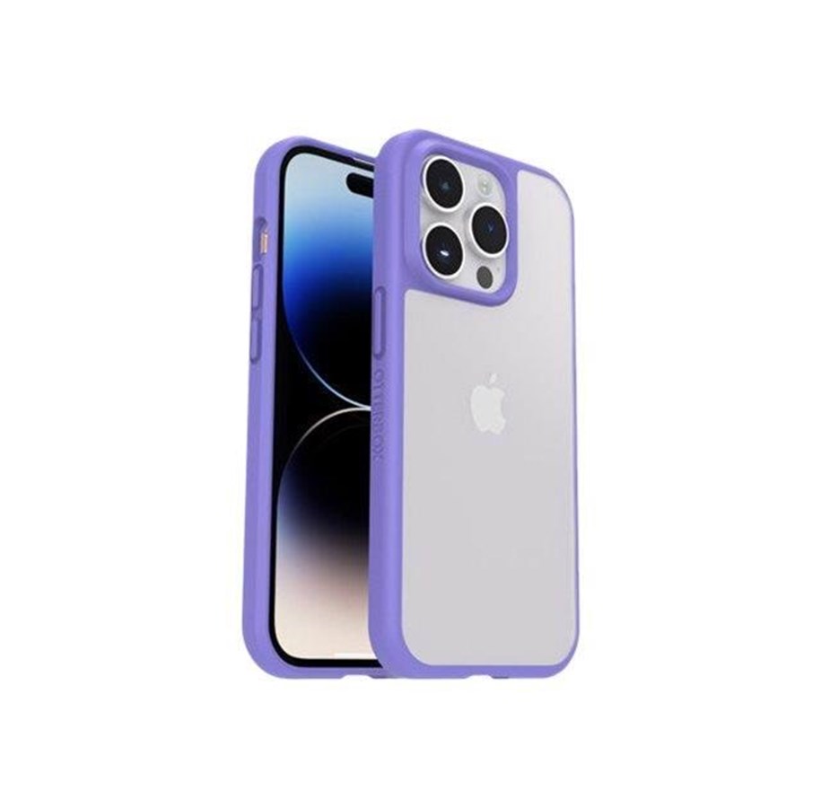 Mobile - Covers & Cases - OtterBox React Apple iPhone 14 Pro Purplexing - clear/purple - ProPack - 77-88895