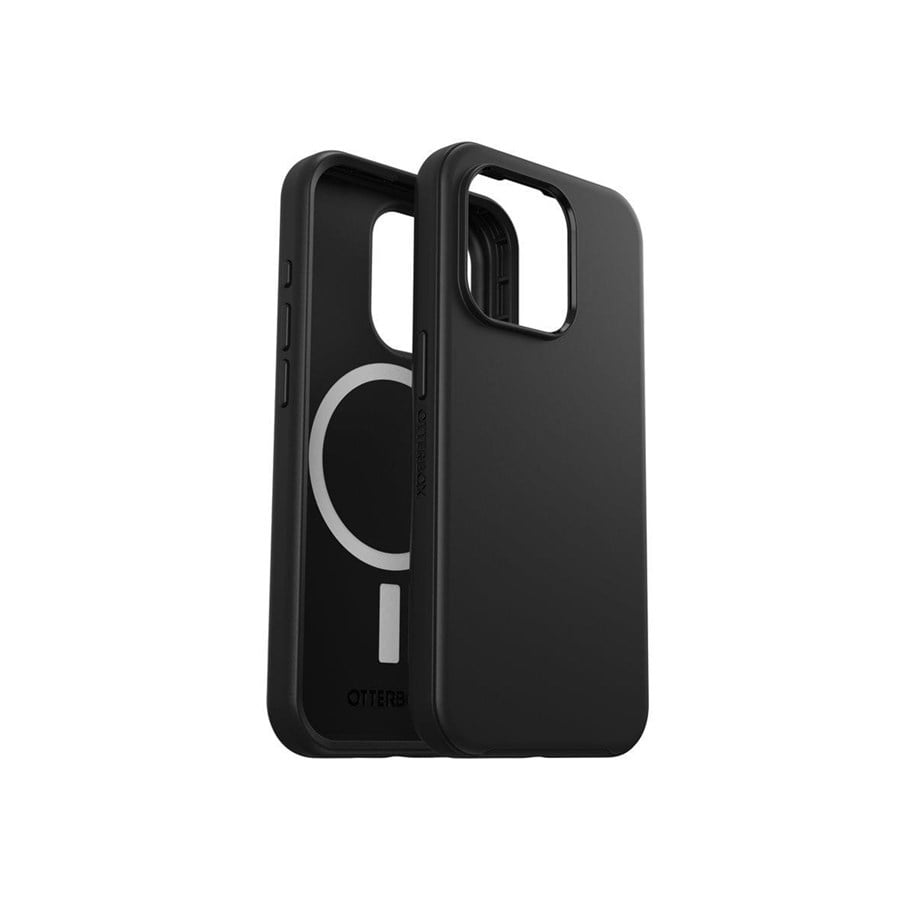 Mobile - Covers & Cases - OtterBox Symmetry MagSafe Apple iPhone 15 Pro - black - ProPack - 77-94123