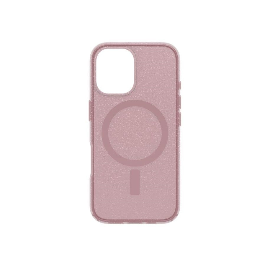 Mobile - Covers & Cases - OtterBox Symmetry Clear MagSafe Apple iPhone 16 Thimbleberry - pink - 77-96384