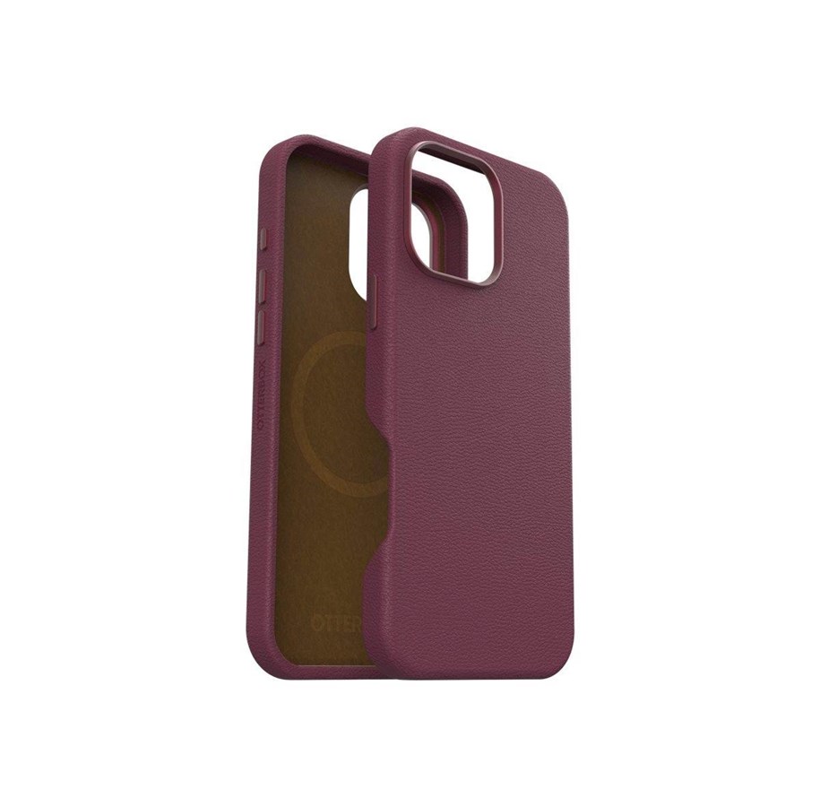 Mobile - Covers & Cases - OtterBox Symmetry Cactus Leather Apple iPhone 16 Pro Max Maroon Bells - red - 77-96329