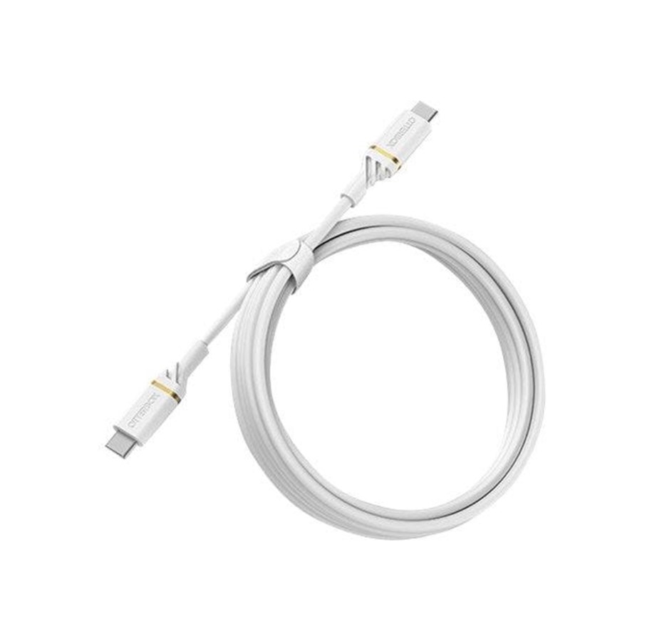 USB-kabel - OtterBox Cable USB C-C 2M USB-PD White - 78-52673