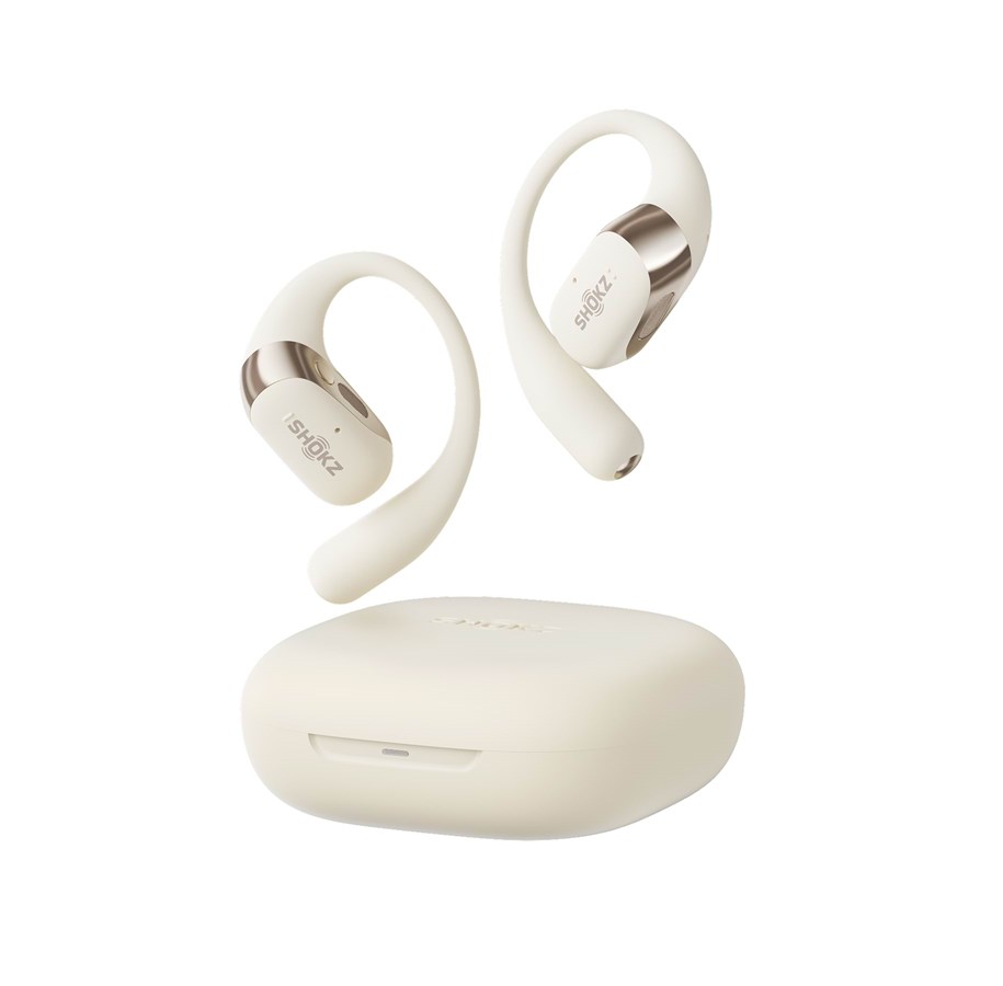 Hörlurar / Headset - Shokz OpenFit 2 - Beige - T920BG