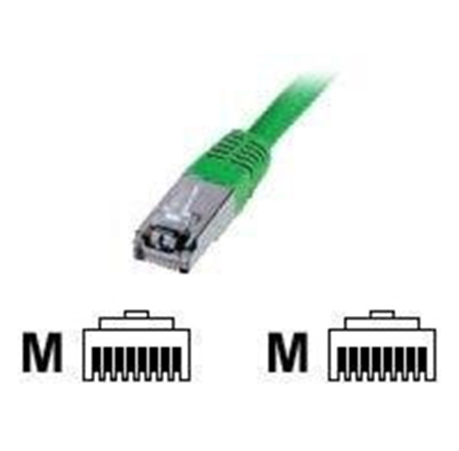 Nätverkskabel - DIGITUS Premium - patch cable - 1 m - green - Grön - 1m - DK-1531-010/G