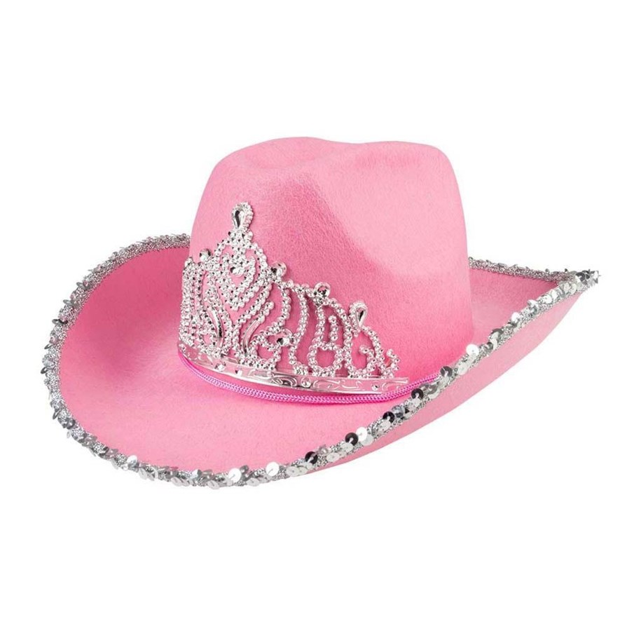 Outfits & kostymer - Boland - Hat Glimmer Pink - 04392