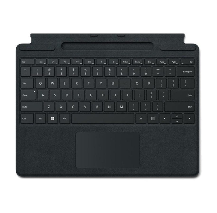 Tangentbord - Microsoft Surface Pro Signature Keyboard - with accelerometer trackpad Surface Slim Pen 2 storage and charging tray - Tangentbord - Engelska (UK) - Svart - 8XB-00141