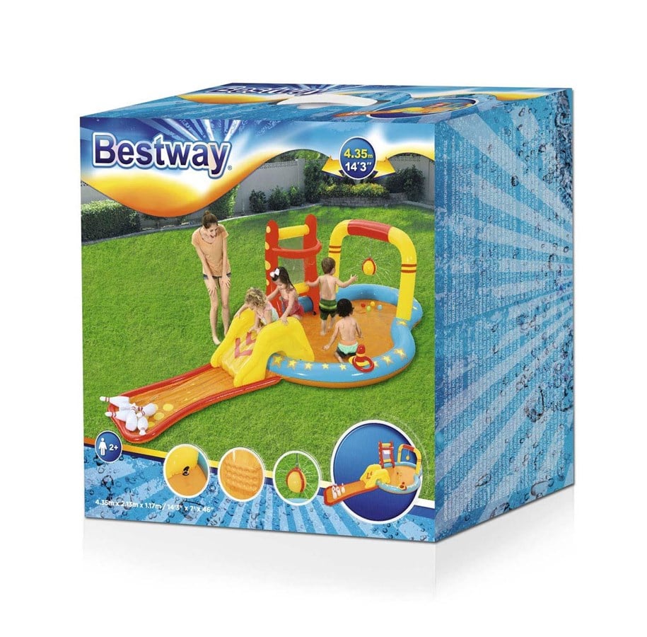 Vattenlek - Bestway Inflatable Play Center Lil' Champ 435x213x117cm - 7035063048