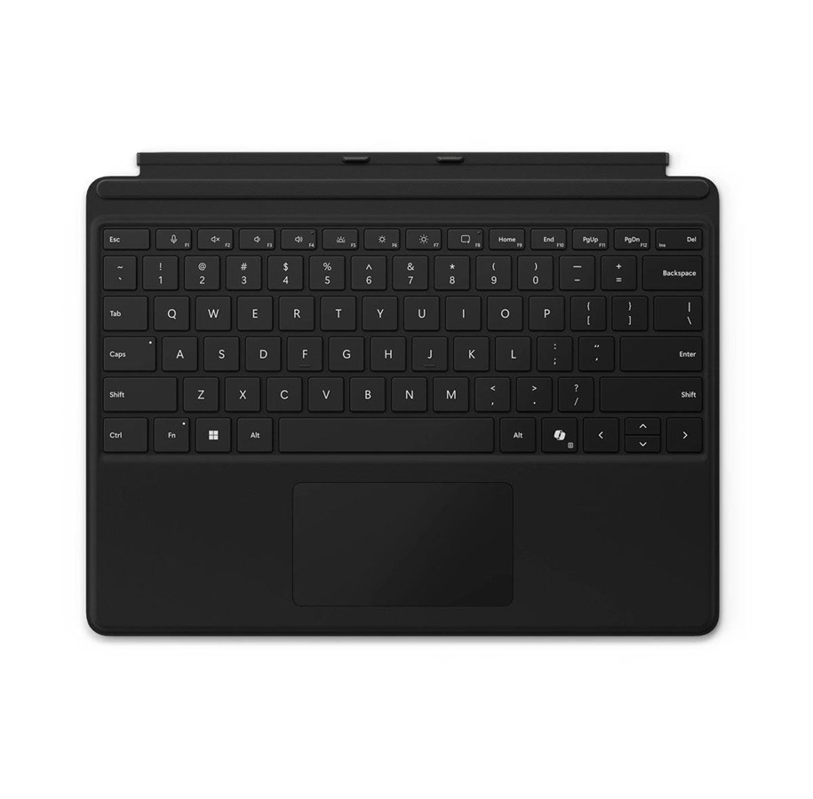 Tangentbord - Microsoft Surface Pro Keyboard - keyboard - with trackpad accelerometer Surface Slim Pen 2 storage and charging tray - Tangentbord - Engelska - Svart - 8XB-00160