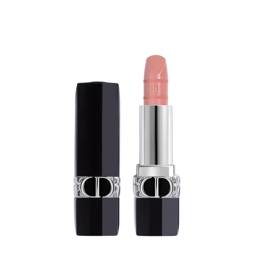 Smink - Christian Dior Rouge, Satin Finish, Cream Lipstick, Rose Feline, 3.5 g - 3348901647984