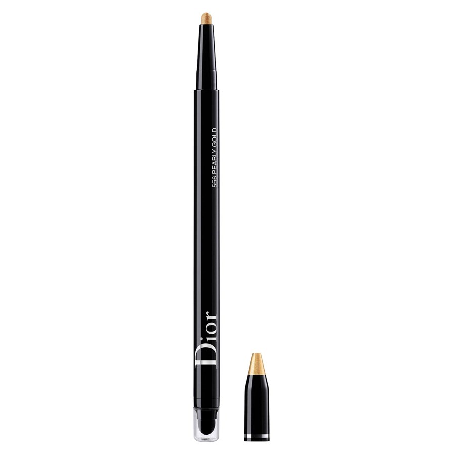 Smink - Christian Dior Diorshow, Waterproof, Double-Ended, Intense Color, Liquid Eyeliner, 556, Gold, 0.2 g - 3348901501095