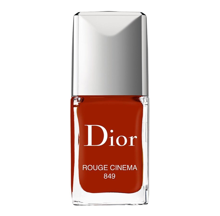 Smink - Christian Dior Vernis, Gel-Effect, Nail Polish, 849, Rouge Cinema, 10 ml - 3348901538961