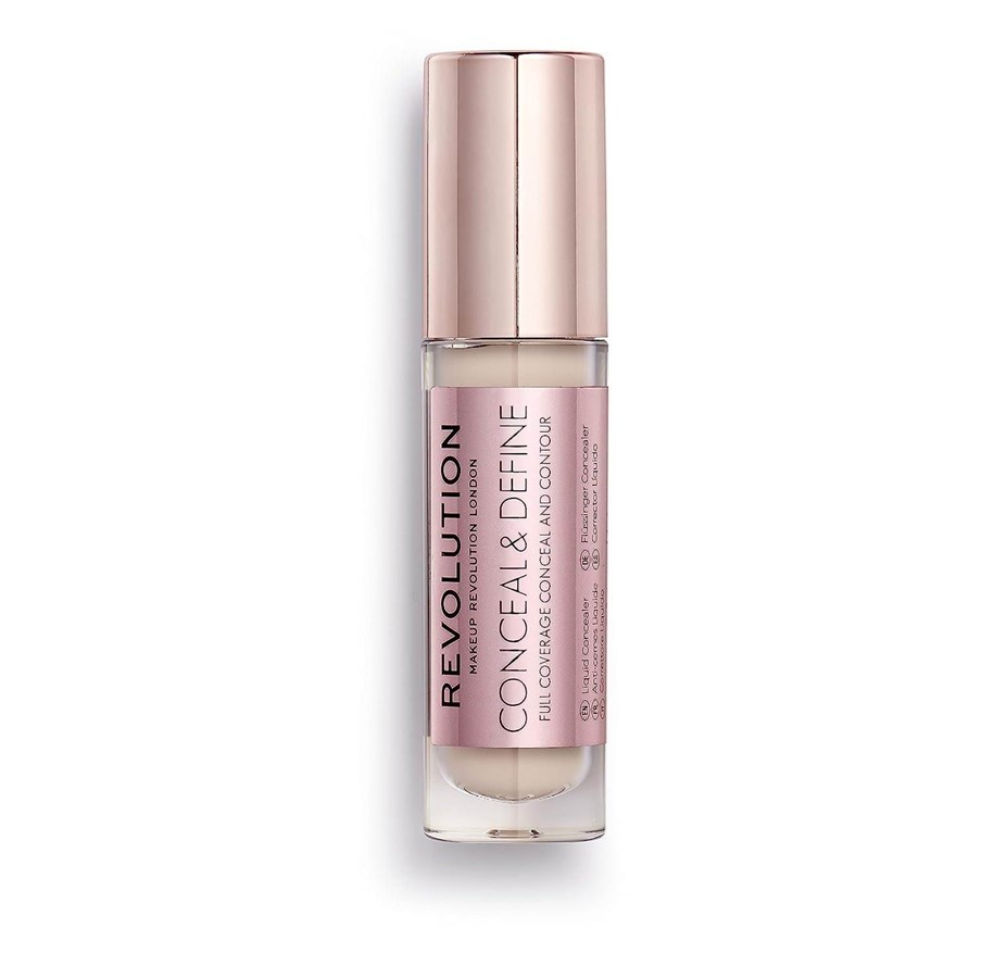 Smink - Makeup Revolution Conceal & Define Corrective Liquid Concealer, C1, 4 g - 5057566016841