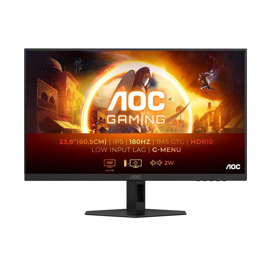 Skärm - 24" AOC G4 Series 24G4XE - 1920x1080 (FHD) - 180Hz - IPS - 24G4XE