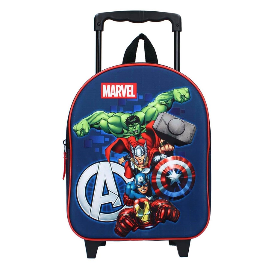 Skoltillbehör - Marvel Avengers 3D Trolley Backpack Great Escapes - 202-00049
