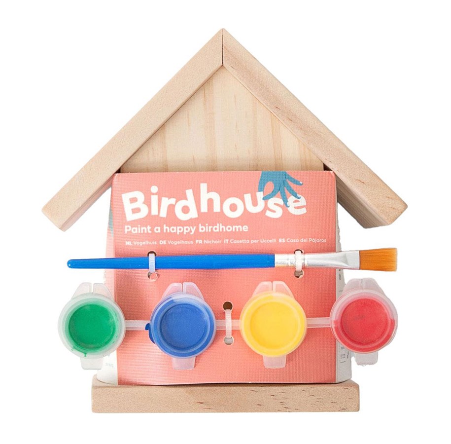 Träleksaker - BS Toys Make your own Wooden Birdhouse Construction Set - GA039
