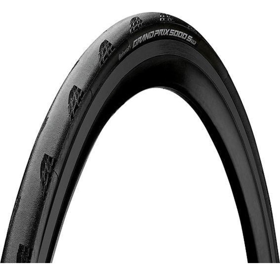 Cykeltillbehör - Continental Grand Prix 5000S TR 700x30C / 30-622 Road Bike tire / 5 bar - Black/Transparent - 0101868
