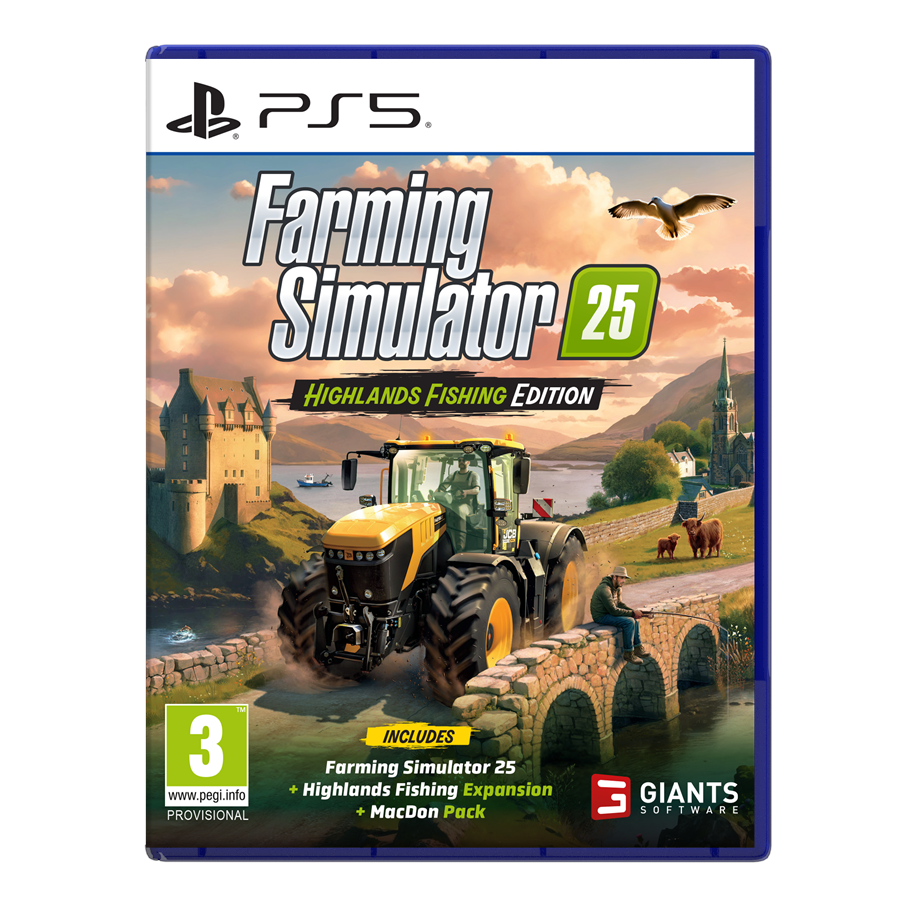 Spel - Farming Simulator 25 (Highlands Fishing Edition) - Sony PlayStation 5 - Simulator - 4064635550640