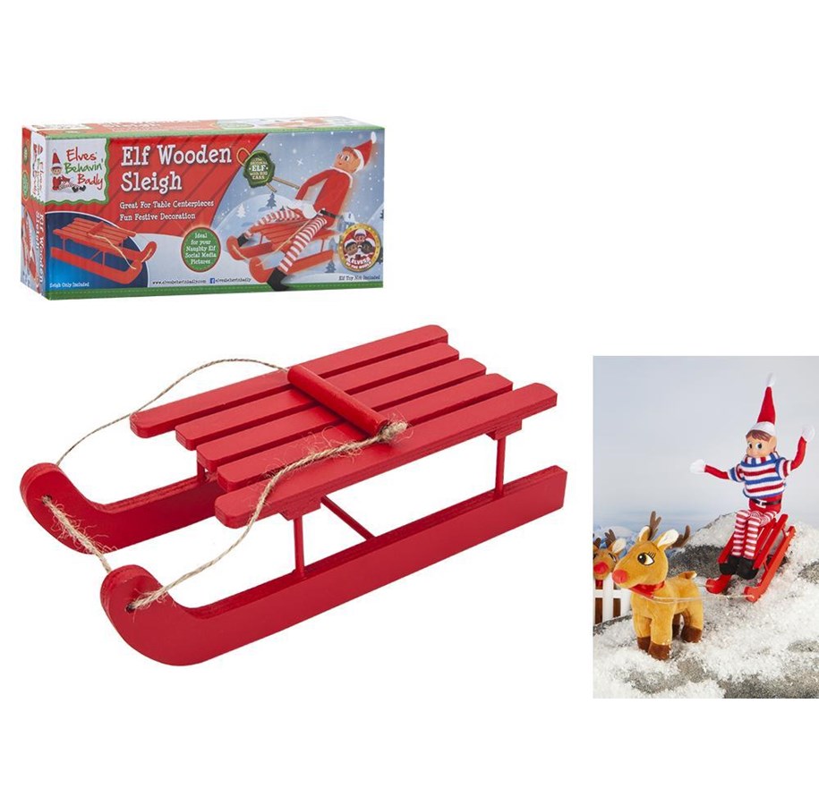 Kreativa spel - Elves Behavin' Badley Elf Wooden Sleigh - 600402