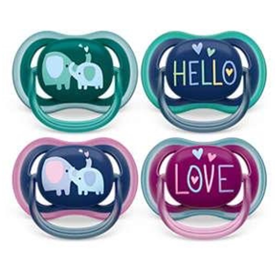 Babyvård - Philips Avent ultra air sut 2 pcs - assorted - SCF349/19