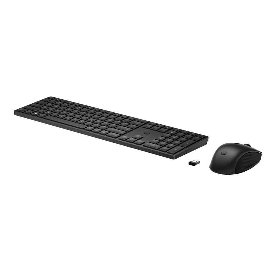 Tangentbord - HP 655 - Tastatur & Mus set - Dansk - Svart - 4R009UT?UUW