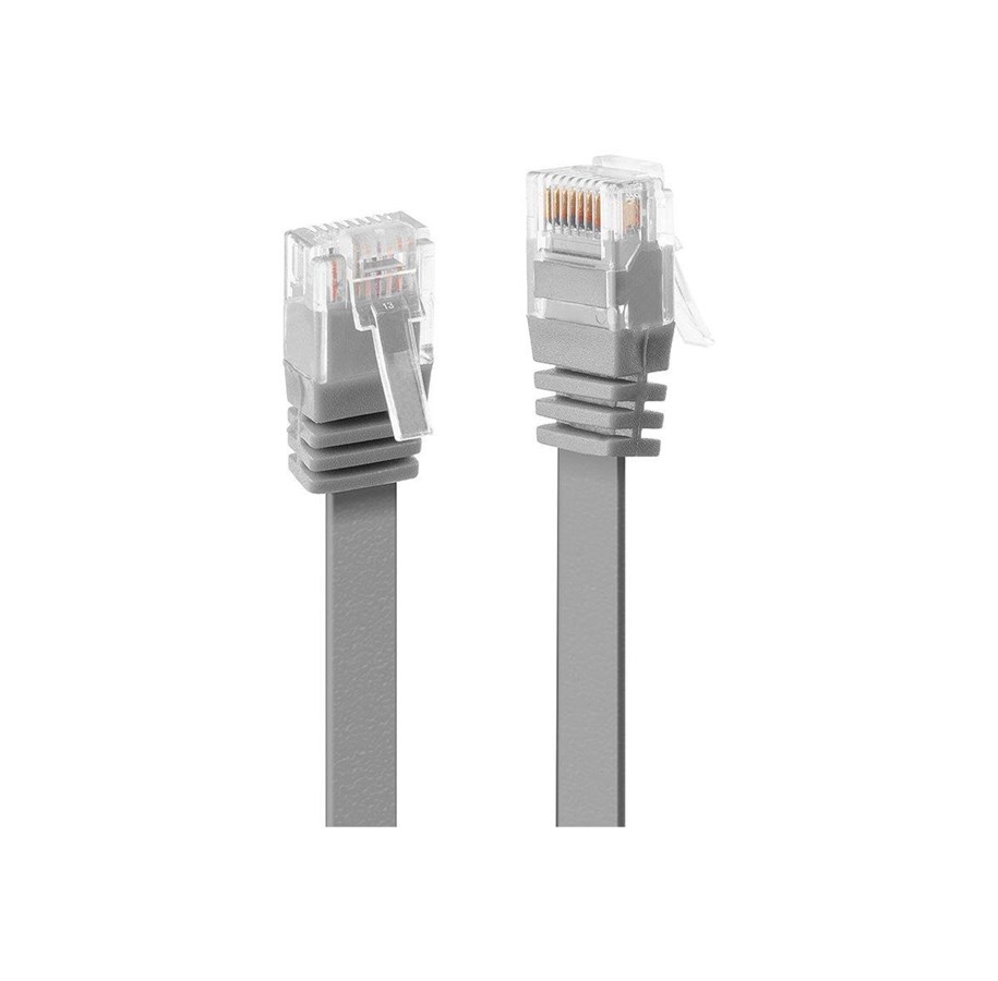 Nätverkskabel - Lindy patch cable - 2 m - grey - Grå - 2m - 47492