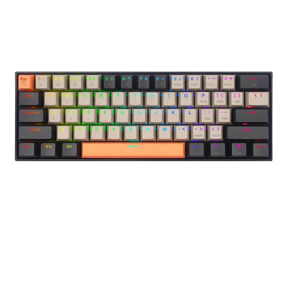 Tangentbord - REDRAGON K530-OG&GY&BK-RGB-PRO Draconic Pro keyboard - Gaming Tangentbord - Engelska (US) - Svart - K530-OG&GY&BK-RGB-PRO