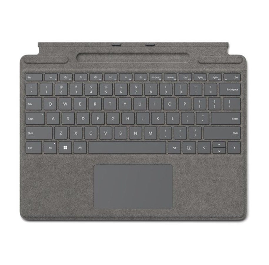 Tangentbord - Microsoft Surface Pro Signature Keyboard - Tangentbord - Engelska - Grå - 8X8-00186