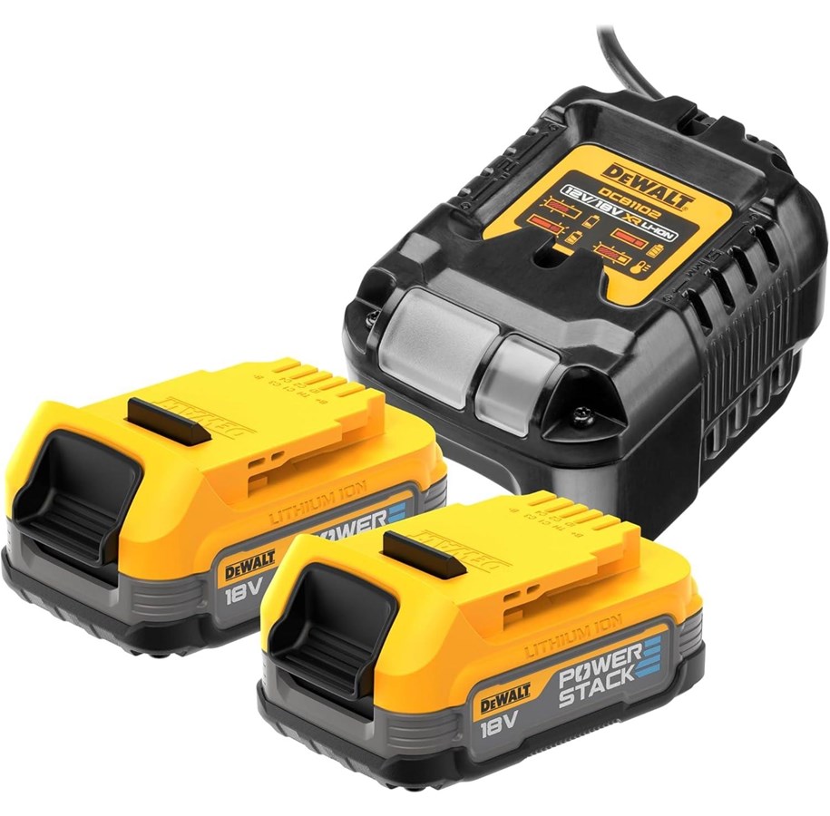 Akku & Charger - Dewalt DCB1102E2-QW Battery Set Powerstack - DWDCB1102E2- QW