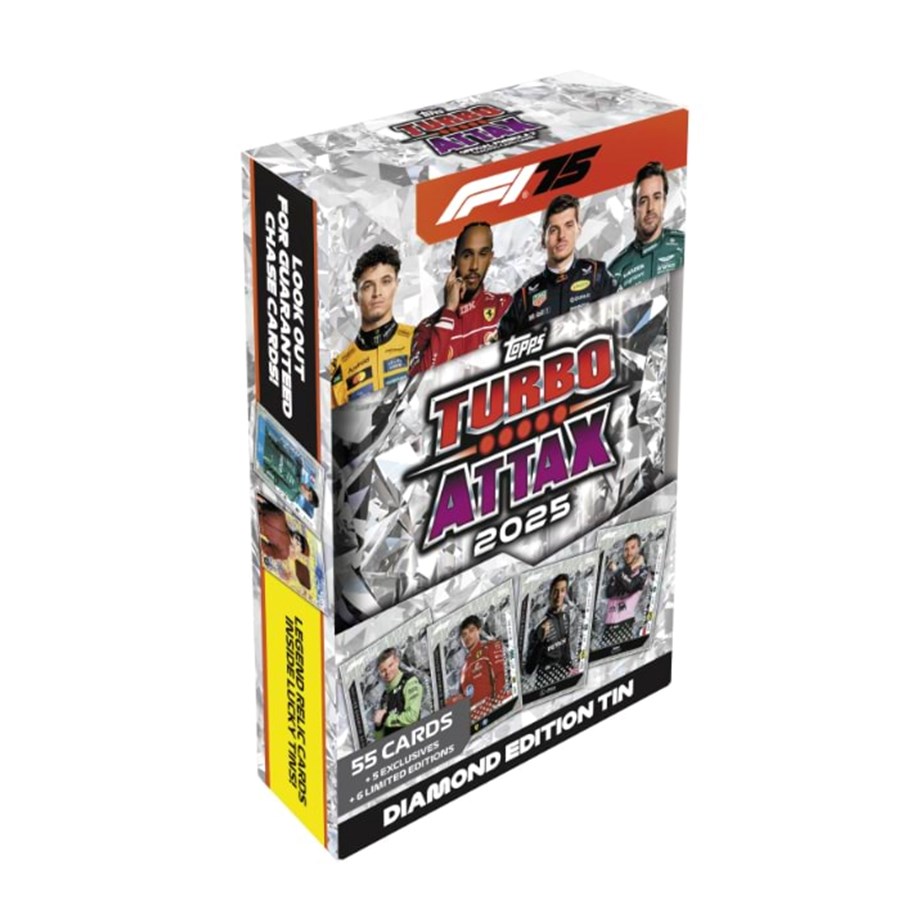 Brädspel - Topps Formula 1 Turbo Attax Mega Tin Diamond - F1TA25-2507