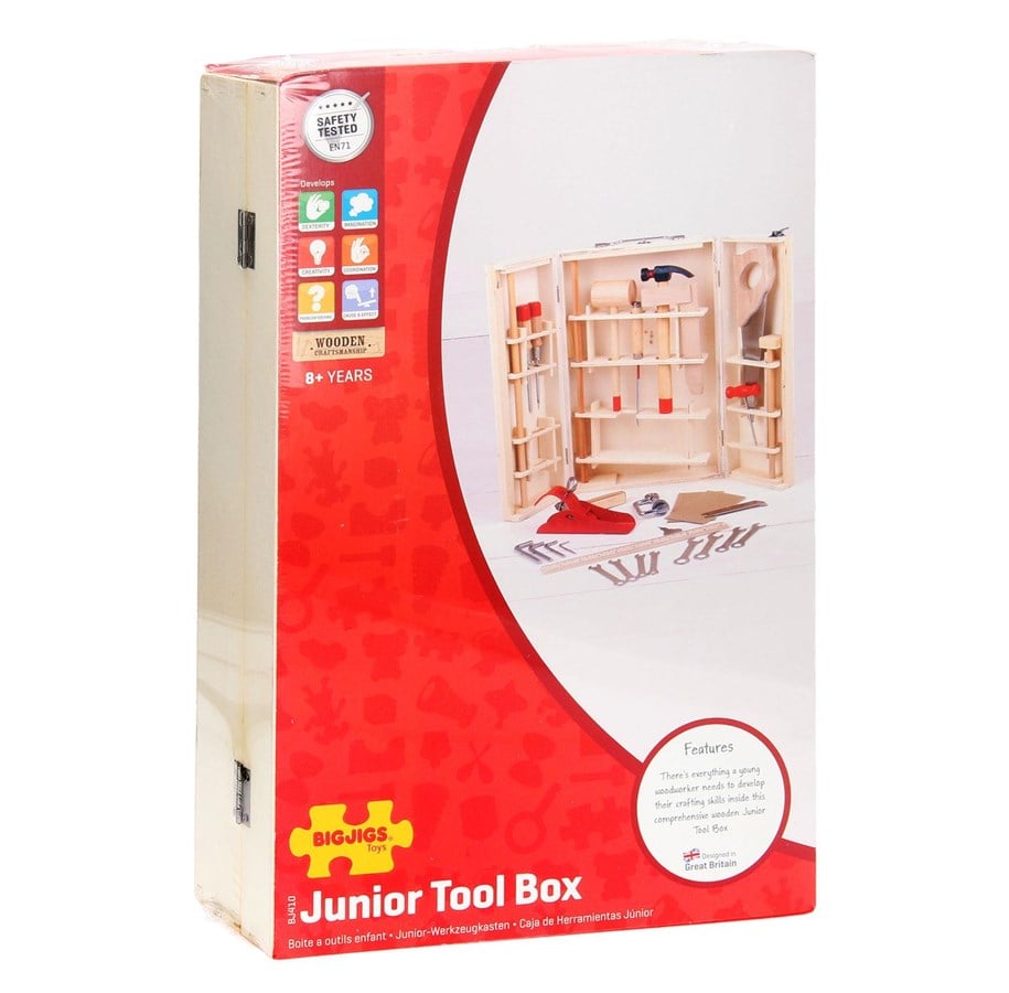 Kreativa spel - Bigjigs Toolbox 28pcs. - BJ410