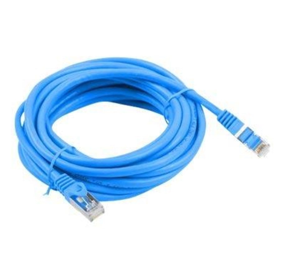 Nätverkskabel - Lanberg patch cable - 10 m - blue RAL 5012 - Blå - 10m - PCF6-10CC-1000-B