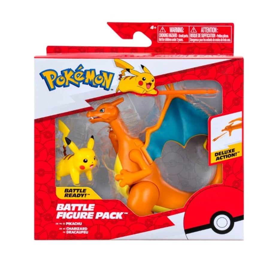 Pokemon - Pokemon Battle Figure Charizard and Pikachu - PKW3459