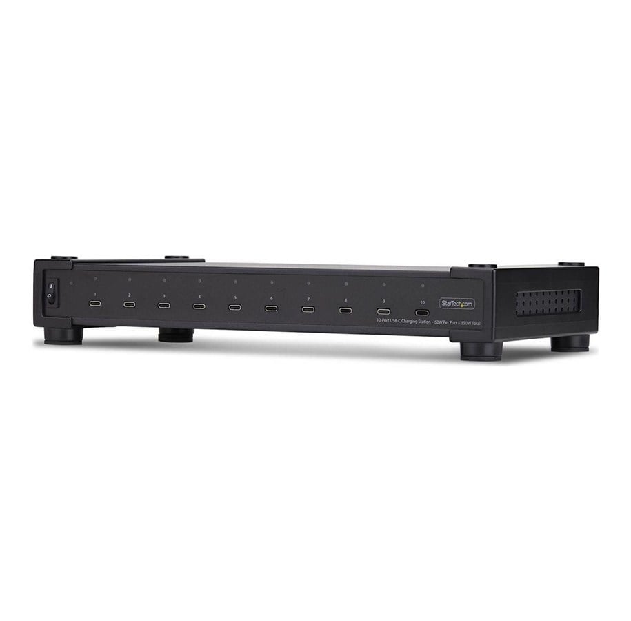 USB Hub - StarTech.com - hub - 10 ports - rack-mountable USB Hub - 10 porte - Svart - 10E-CHARGING-STATION