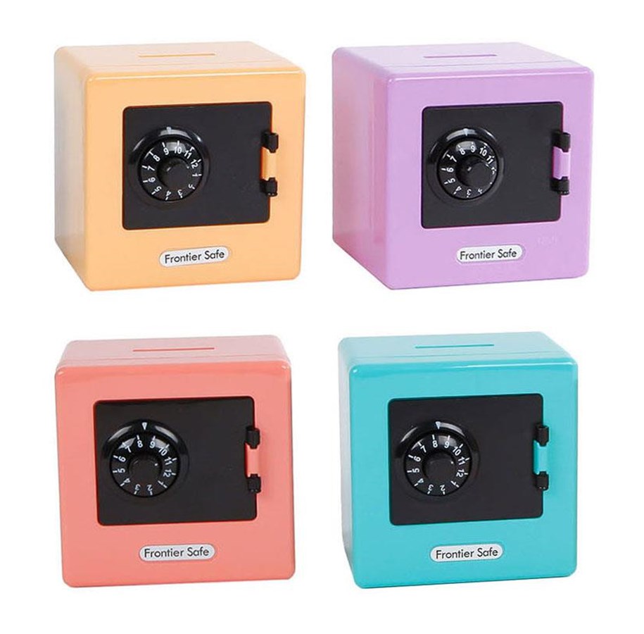 Små presenter till barn - Pocket Money Money Safe With Code 9cm - assorted - 570407