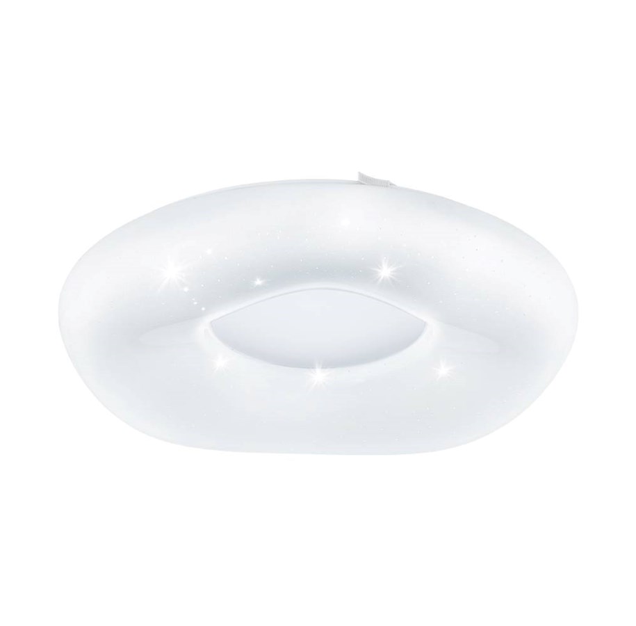 Lampor - EGLO ZAMODILO TAKLAMPA Ø400 16.5W 1850LM 3000-6500K DIMMPB. KRISTALL/VIT - 99341