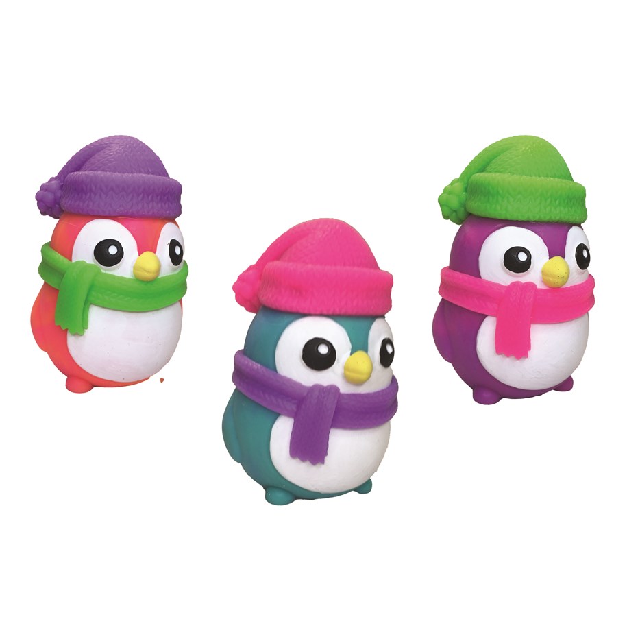 Små presenter till barn - NeeDoh Polar Glow Penguin 1pk - assorted - 200551