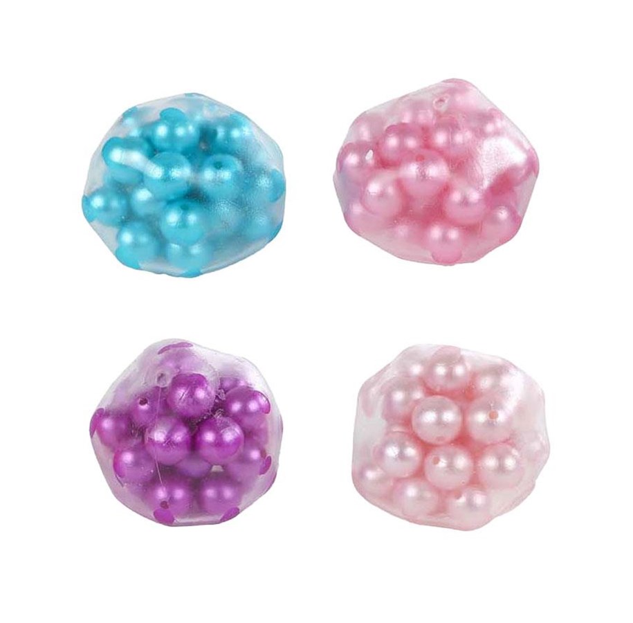 Små presenter till barn - Pocket Money Crackling beads ball 5cm - assorted - 621907