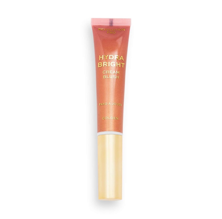 Smink - Revolution Pro Hydra Bright Vegan Cream Blush 12 ml.- Golden - 5057566563505