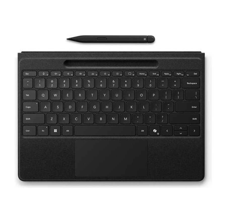 Tangentbord - Microsoft Surface Pro Flex Keyboard - Tangentbord - Tysk - Svart - Y8U-00006