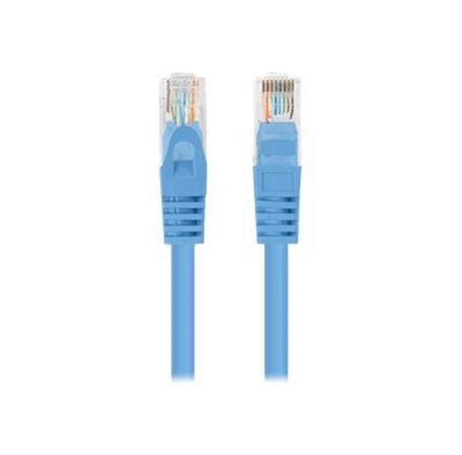 Nätverkskabel - Lanberg patch cable - 2 m - blue RAL 5012 - Blå - 2m - PCU6-20CC-0200-B
