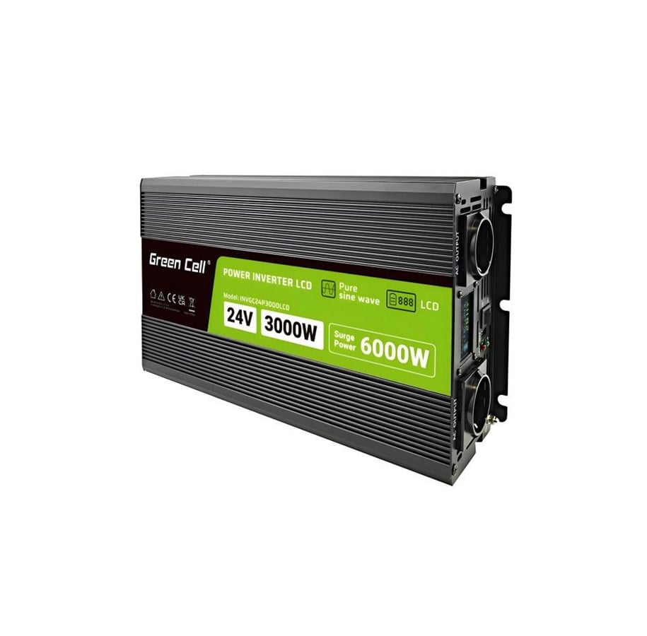 Green Cell PowerInverter LCD 24V