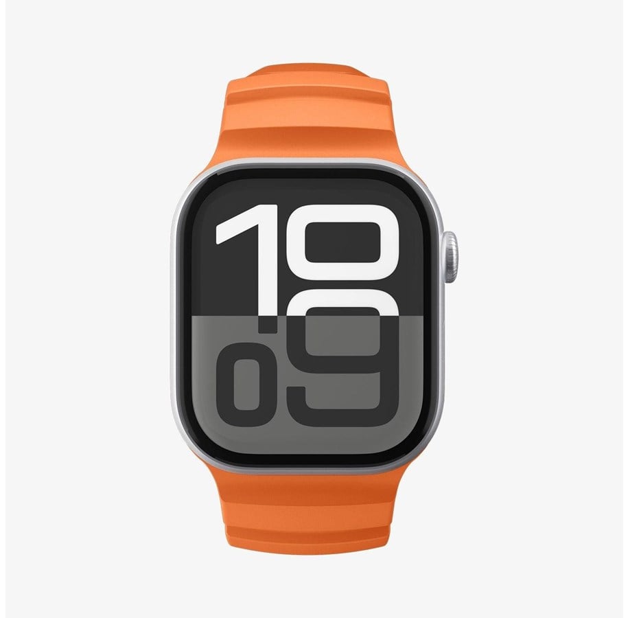 Smartwatch - Accessories - Spigen Silicone Band - orange - Apple Watch 49mm/46mm/45mm/44mm - AMP10509