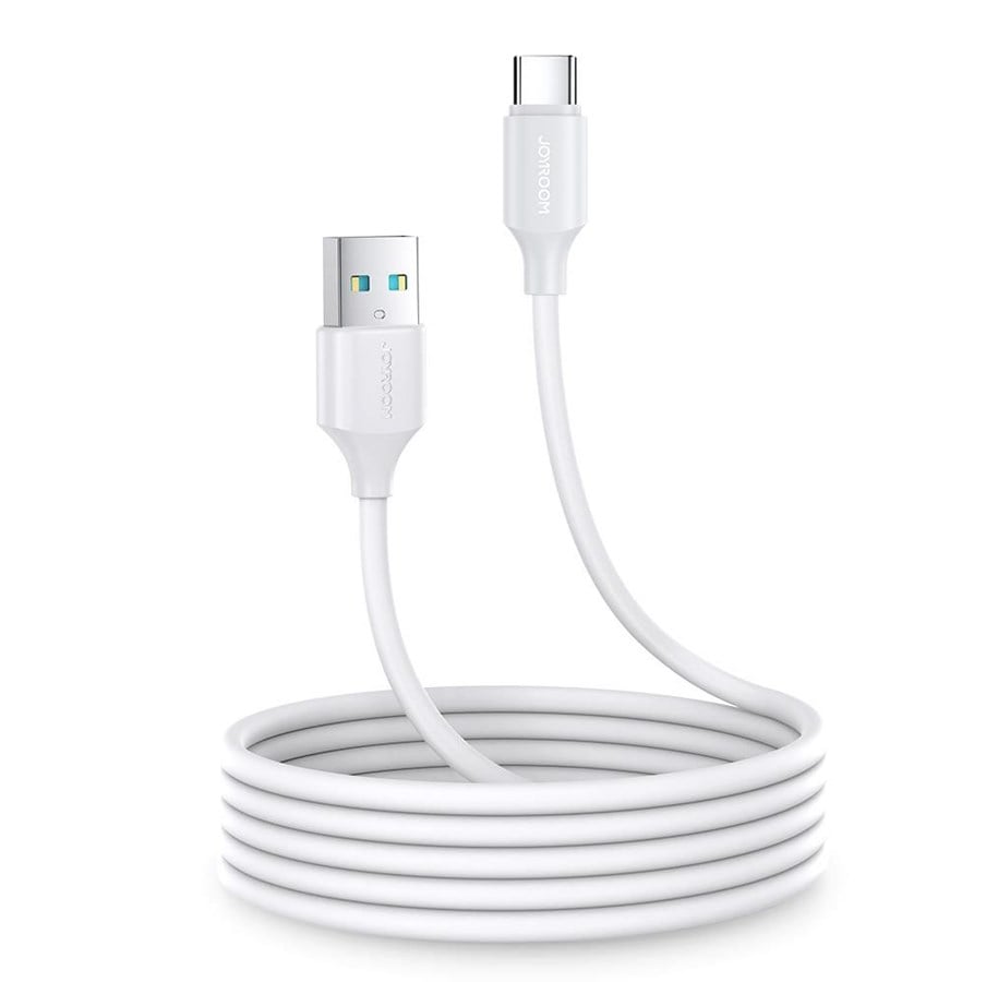 USB-kabel - Joyroom Long-Lasting Series A9 USB-A / USB-C 3A cable 2m - white - S-UC027A9 2m white