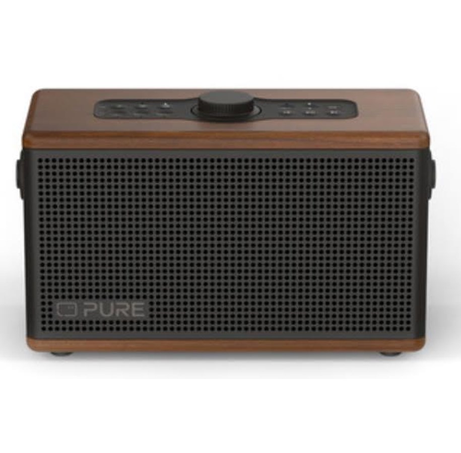 Bärbara/Bluetooth-högtalare - PURE Classic Aura - Brown - 254374